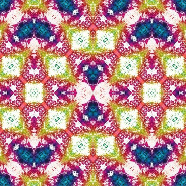 Kusursuz kaotik şablon. Soyut sanat geçmişi. Kusursuz bir doku. Modern arka plan. Mandala