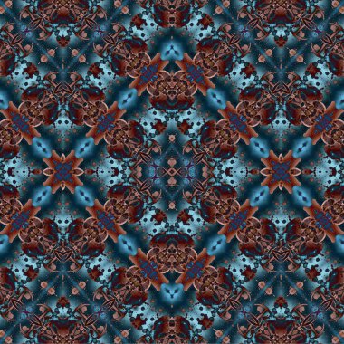 Kusursuz kaotik şablon. Soyut moda arka planı. Kusursuz bir doku. Modern arka plan. Kaleydoskopik