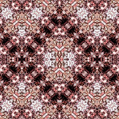 Kusursuz kaotik şablon. Soyut sanat geçmişi. Kusursuz bir doku. Modern arka plan. Mandala