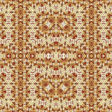 Kusursuz kaotik şablon. Soyut sanat geçmişi. Kusursuz bir doku. Modern arka plan. Mandala