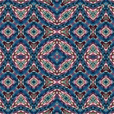 Kusursuz kaotik şablon. Soyut sanat geçmişi. Kusursuz bir doku. Modern arka plan. Mandala