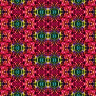 Kusursuz kaotik şablon. Soyut sanat geçmişi. Kusursuz bir doku. Modern arka plan. Mandala