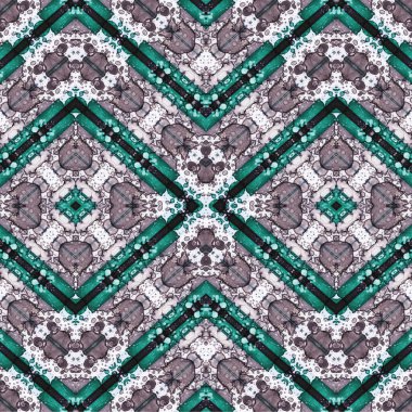 Kusursuz kaotik şablon. Soyut sanat geçmişi. Kusursuz bir doku. Modern arka plan. Mandala