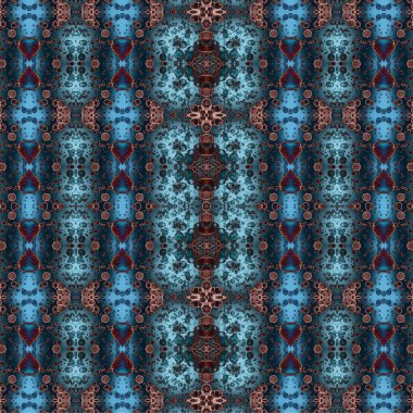 Kusursuz kaotik şablon. Soyut sanat geçmişi. Kusursuz bir doku. Modern arka plan. Mandala