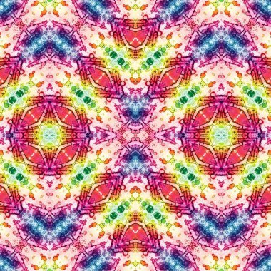 Kusursuz kaotik şablon. Soyut sanat geçmişi. Kusursuz bir doku. Modern arka plan. Mandala