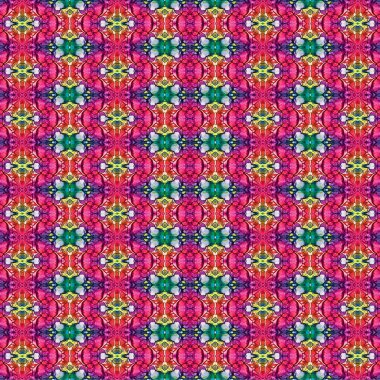 Kusursuz kaotik şablon. Soyut sanat geçmişi. Kusursuz bir doku. Modern arka plan. Mandala