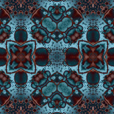 Kusursuz kaotik şablon. Soyut moda arka planı. Kusursuz bir doku. Modern arka plan. Kaleydoskopik