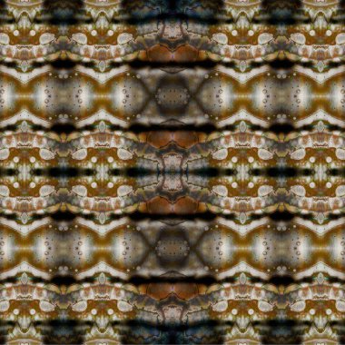 Kusursuz etnik düzen. Soyut retro arka plan. Kusursuz bir doku. Simetrik arkaplan. Sanat dokusu