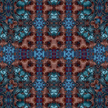 Kusursuz etnik düzen. Soyut retro arka plan. Kusursuz bir doku. Simetrik arkaplan. Sanat dokusu