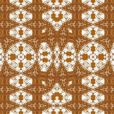 Seamless ethnic pattern. Abstract retro background. Seamless texture. Symmetrical background. Art texture