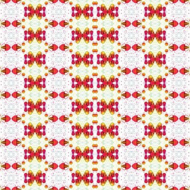 Kusursuz etnik düzen. Soyut retro arka plan. Kusursuz bir doku. Simetrik arkaplan. Sanat dokusu