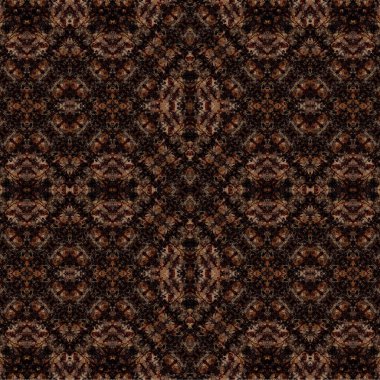 Kusursuz etnik düzen. Soyut retro arka plan. Kusursuz bir doku. Simetrik arkaplan. Sanat dokusu