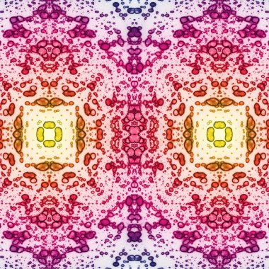 Kusursuz etnik düzen. Soyut retro arka plan. Kusursuz bir doku. Simetrik arkaplan. Sanat dokusu