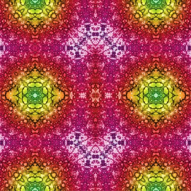 Kusursuz etnik düzen. Soyut retro arka plan. Kusursuz bir doku. Simetrik arkaplan. Sanat dokusu