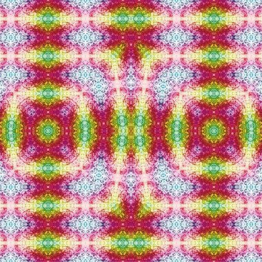 Kusursuz etnik düzen. Soyut retro arka plan. Kusursuz bir doku. Simetrik arkaplan. Sanat dokusu