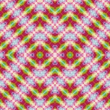 Kusursuz etnik düzen. Soyut retro arka plan. Kusursuz bir doku. Simetrik arkaplan. Sanat dokusu