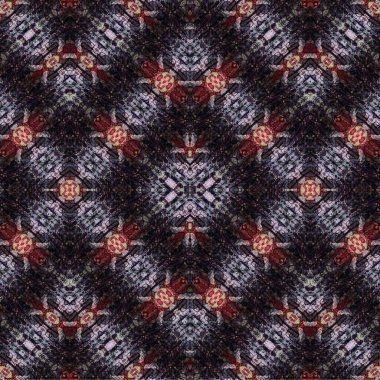 Kusursuz etnik düzen. Soyut retro arka plan. Kusursuz bir doku. Simetrik arkaplan. Sanat dokusu