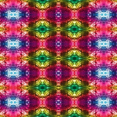 Kusursuz etnik düzen. Soyut retro arka plan. Kusursuz bir doku. Simetrik arkaplan. Sanat dokusu