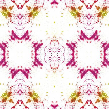 Kusursuz etnik düzen. Soyut retro arka plan. Kusursuz bir doku. Simetrik arkaplan. Sanat dokusu