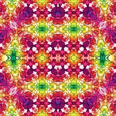 Kusursuz etnik düzen. Soyut retro arka plan. Kusursuz bir doku. Simetrik arkaplan. Sanat dokusu