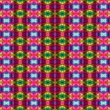 Kusursuz etnik düzen. Soyut retro arka plan. Kusursuz bir doku. Simetrik arkaplan. Sanat dokusu