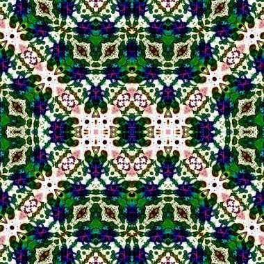 Kusursuz etnik düzen. Soyut retro arka plan. Kusursuz bir doku. Simetrik arkaplan. Sanat dokusu