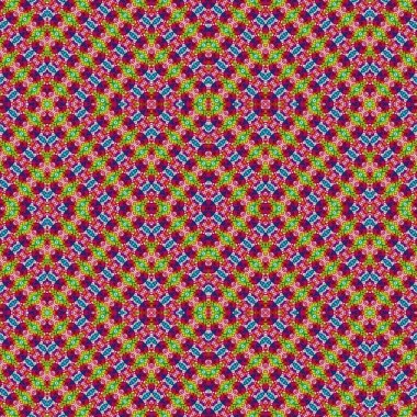 Kusursuz etnik düzen. Soyut retro arka plan. Kusursuz bir doku. Simetrik arkaplan. Sanat dokusu