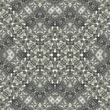 Kusursuz etnik düzen. Soyut retro arka plan. Kusursuz bir doku. Simetrik arkaplan. Sanat dokusu