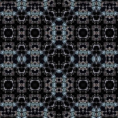 Kusursuz etnik düzen. Soyut retro arka plan. Kusursuz bir doku. Simetrik arkaplan. Sanat dokusu