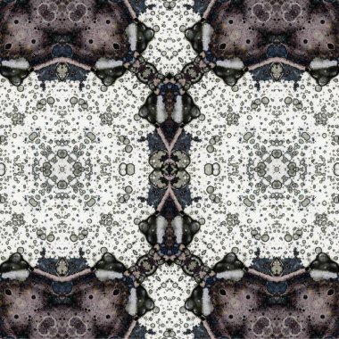 Kusursuz etnik düzen. Soyut retro arka plan. Kusursuz bir doku. Simetrik arkaplan. Sanat dokusu