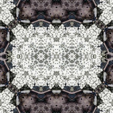 Kusursuz etnik düzen. Soyut retro arka plan. Kusursuz bir doku. Simetrik arkaplan. Sanat dokusu