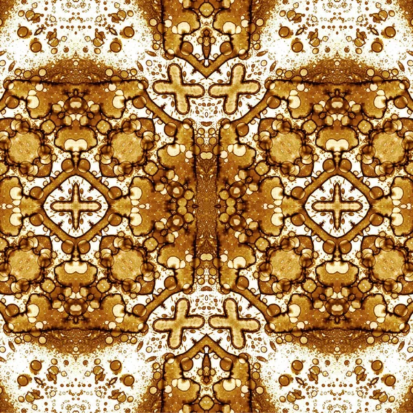 Kusursuz kaotik şablon. Soyut sanat geçmişi. Kusursuz bir doku. Modern arka plan. Mandala