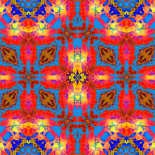 Kusursuz kaotik şablon. Soyut sanat geçmişi. Kusursuz bir doku. Modern arka plan. Mandala