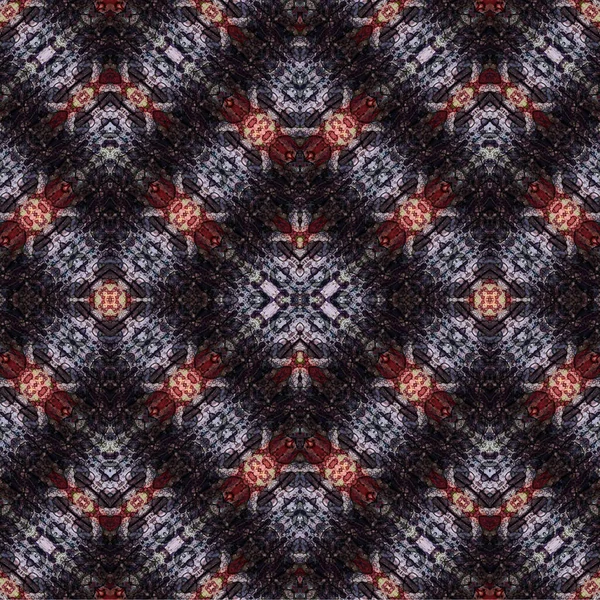 Kusursuz etnik düzen. Soyut retro arka plan. Kusursuz bir doku. Simetrik arkaplan. Sanat dokusu