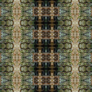 Kusursuz etnik düzen. Soyut retro arka plan. Kusursuz bir doku. Simetrik arkaplan. Sanat dokusu