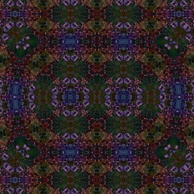 Kusursuz etnik düzen. Soyut retro arka plan. Kusursuz bir doku. Simetrik arkaplan. Sanat dokusu