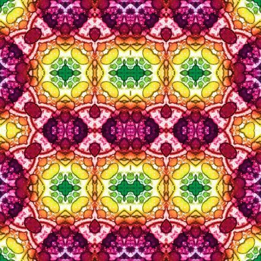 Kusursuz etnik düzen. Soyut retro arka plan. Kusursuz bir doku. Simetrik arkaplan. Sanat dokusu