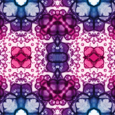 Kusursuz etnik düzen. Soyut retro arka plan. Kusursuz bir doku. Simetrik arkaplan. Sanat dokusu