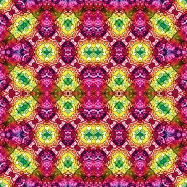 Kusursuz etnik düzen. Soyut retro arka plan. Kusursuz bir doku. Simetrik arkaplan. Sanat dokusu