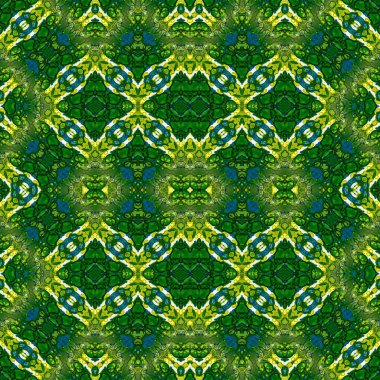 Kusursuz etnik düzen. Soyut retro arka plan. Kusursuz bir doku. Simetrik arkaplan. Sanat dokusu