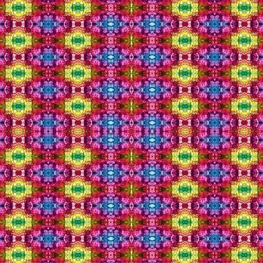 Kusursuz etnik düzen. Soyut retro arka plan. Kusursuz bir doku. Simetrik arkaplan. Sanat dokusu