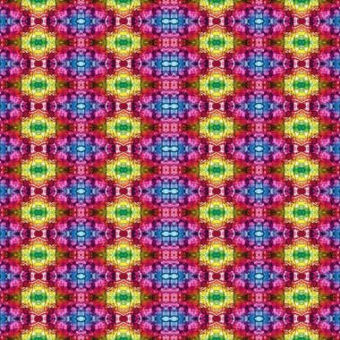 Kusursuz etnik düzen. Soyut retro arka plan. Kusursuz bir doku. Simetrik arkaplan. Sanat dokusu