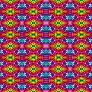 Kusursuz etnik düzen. Soyut retro arka plan. Kusursuz bir doku. Simetrik arkaplan. Sanat dokusu