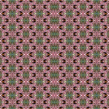 Kusursuz etnik düzen. Soyut retro arka plan. Kusursuz bir doku. Simetrik arkaplan. Sanat dokusu