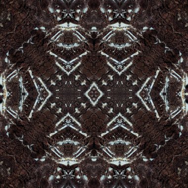 Kusursuz etnik düzen. Soyut retro arka plan. Kusursuz bir doku. Simetrik arkaplan. Sanat dokusu