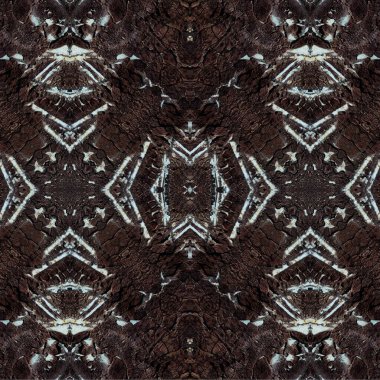 Kusursuz etnik düzen. Soyut retro arka plan. Kusursuz bir doku. Simetrik arkaplan. Sanat dokusu