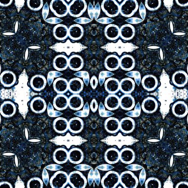 Kusursuz etnik düzen. Soyut retro arka plan. Kusursuz bir doku. Simetrik arkaplan. Sanat dokusu