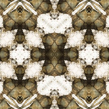 Kusursuz etnik düzen. Soyut retro arka plan. Kusursuz bir doku. Simetrik arkaplan. Sanat dokusu