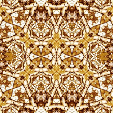 Kusursuz etnik düzen. Soyut retro arka plan. Kusursuz bir doku. Simetrik arkaplan. Sanat dokusu