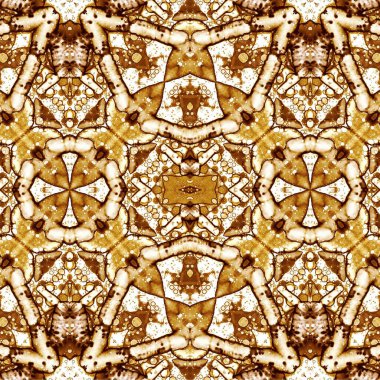 Kusursuz etnik düzen. Soyut retro arka plan. Kusursuz bir doku. Simetrik arkaplan. Sanat dokusu